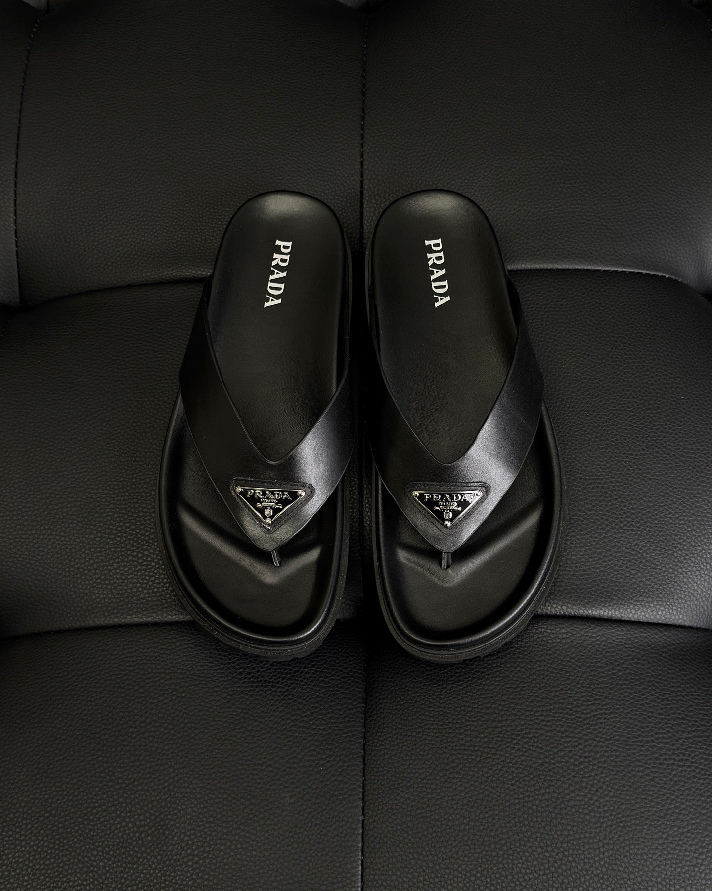 Prada Rubber thong sandals