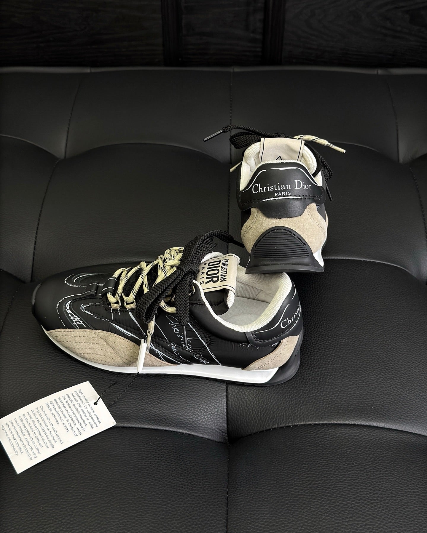 Dior D-Sketch Sneaker Black nylon