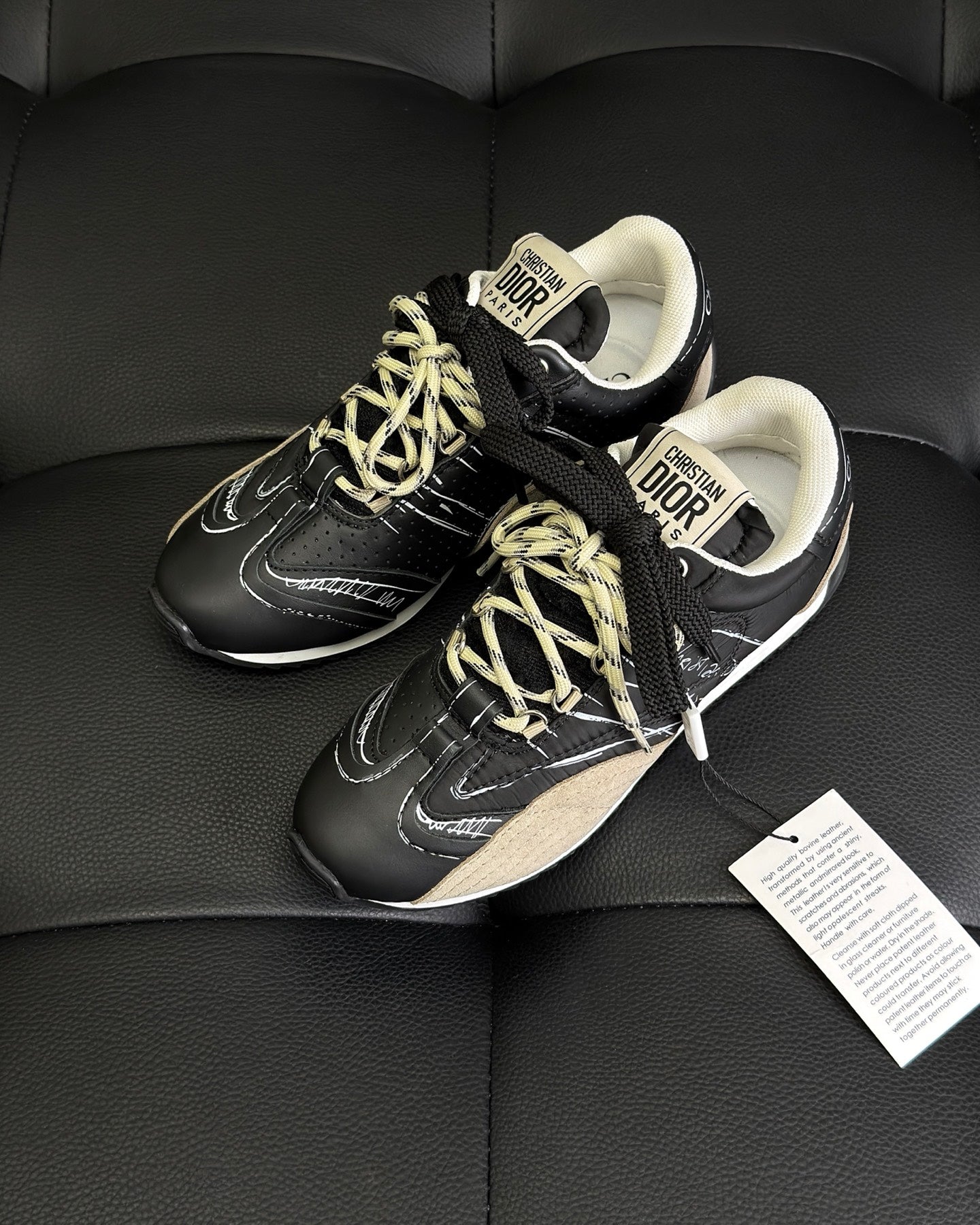 Dior D-Sketch Sneaker Black nylon