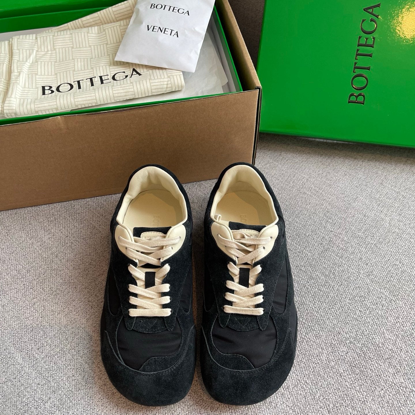 Bottega Veneta Orbit Flash Sneakers Black