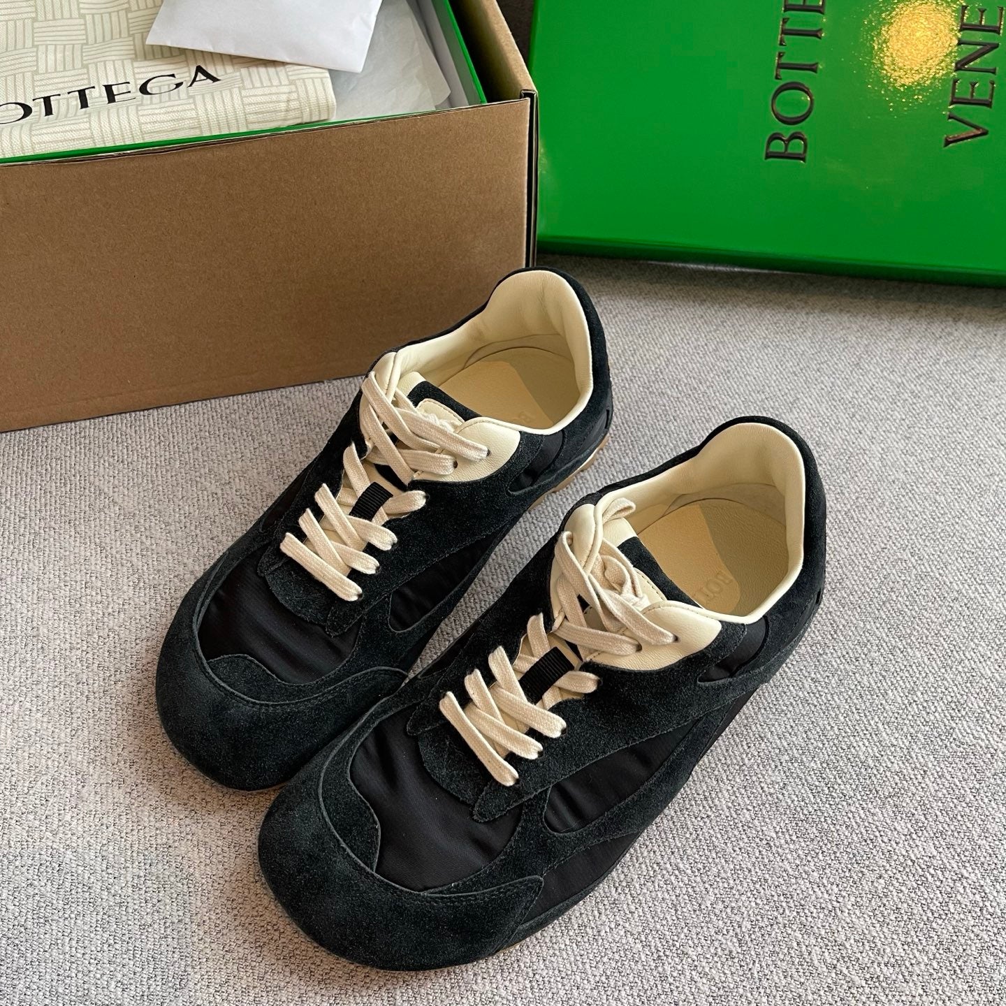 Bottega Veneta Orbit Flash Sneakers Black