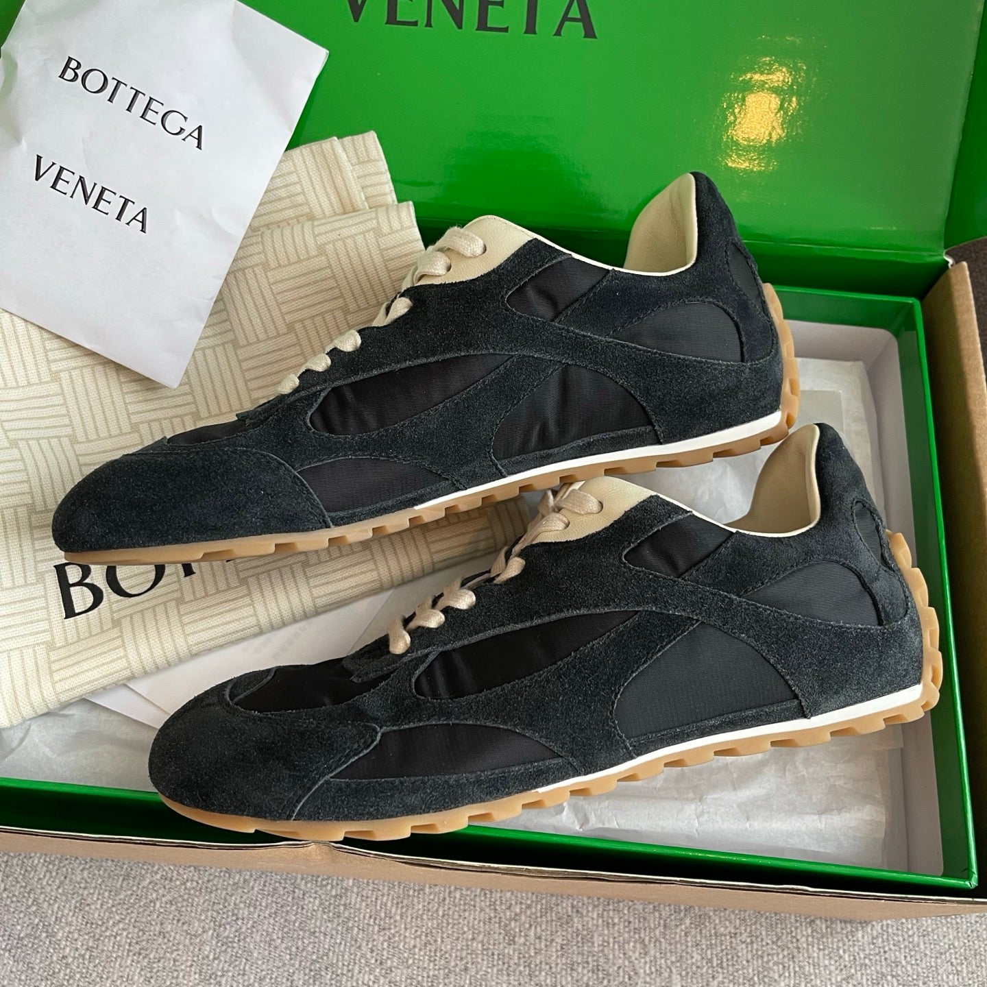 Bottega Veneta Orbit Flash Sneakers Black