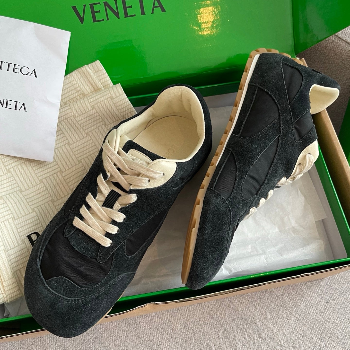 Bottega Veneta Orbit Flash Sneakers Black