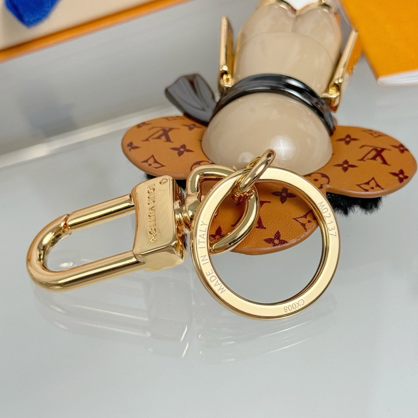 LV Vivienne Ski Bag Charm And Key Holder