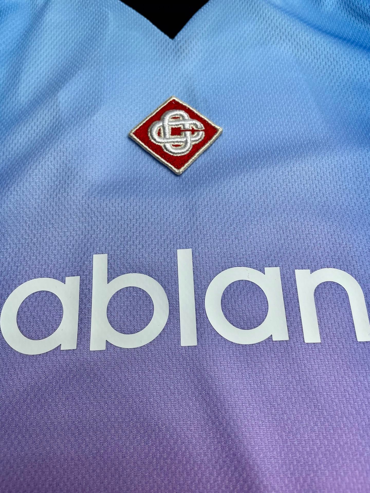 Casablanca Gradient Short-Sleeve Football Shirt