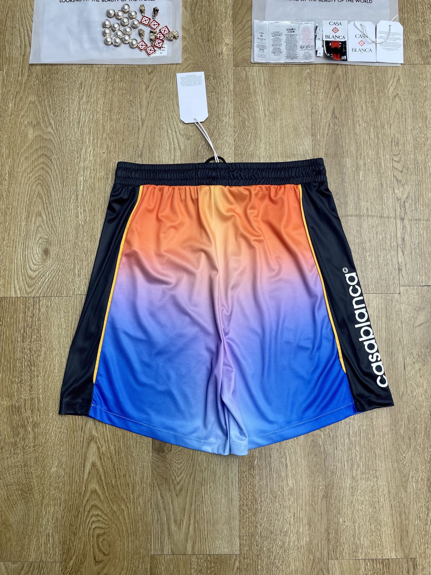Casablanca Gradient Football Shorts