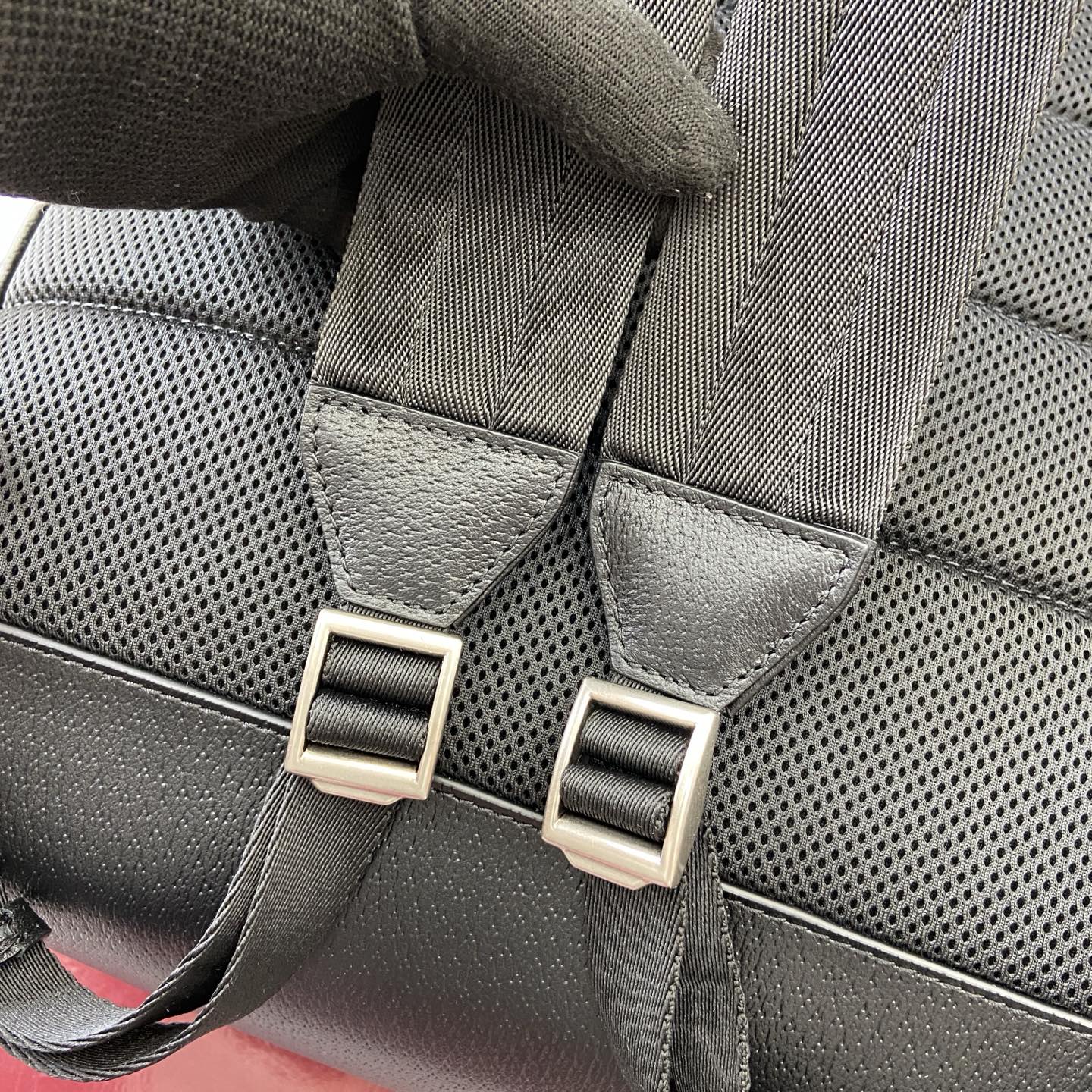 GG Ophidia medium backpack Black leather