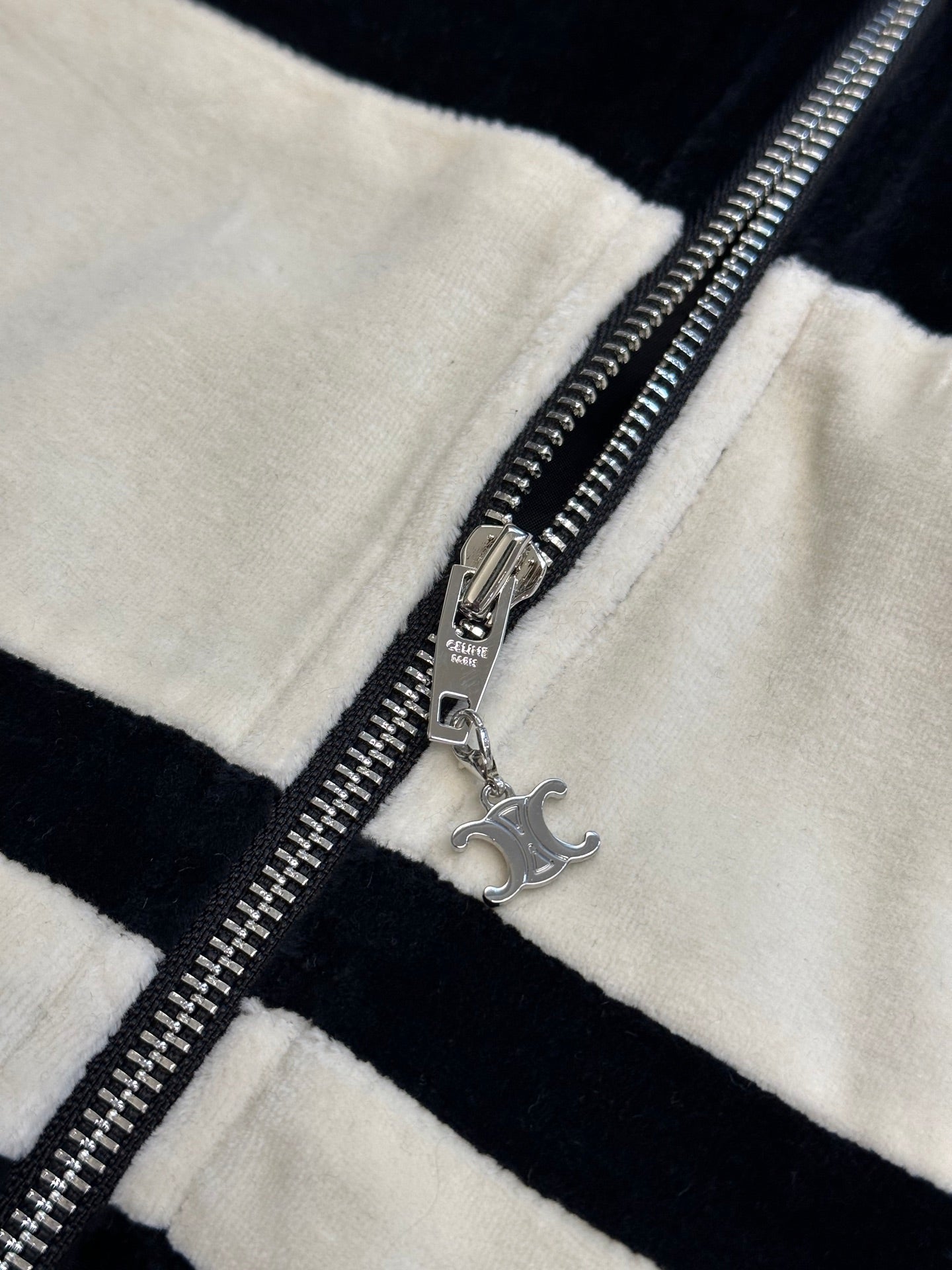 Celine tracksuit jacket in velvet jersey