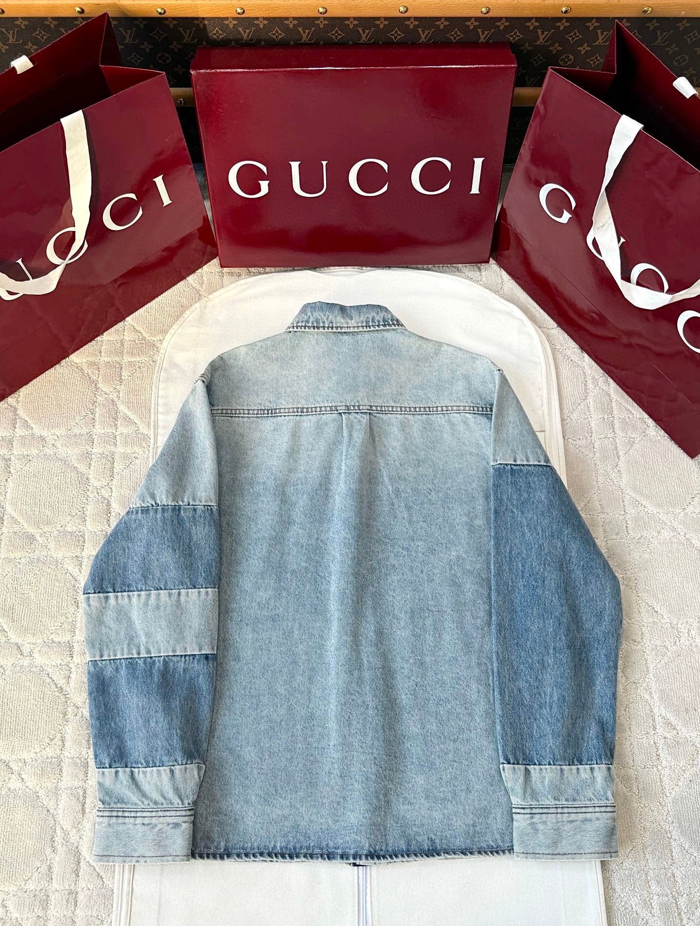 GG Cotton denim shirt