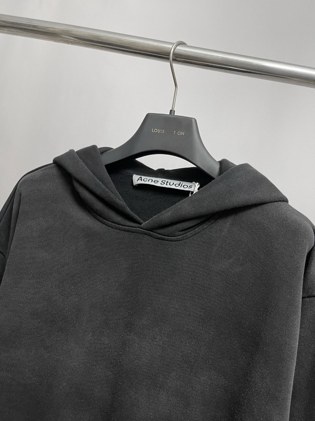 Acne Logo oversized hooded sweater