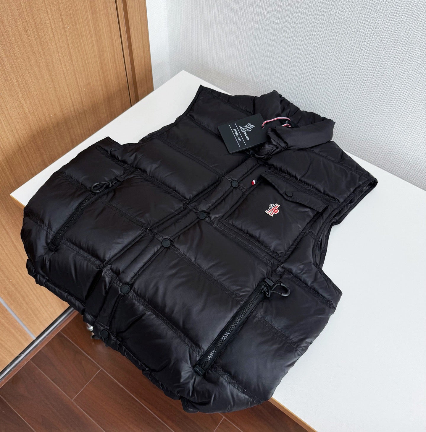 Moncler Grenoble Nylon Nantu Sleeveless Down Jacket