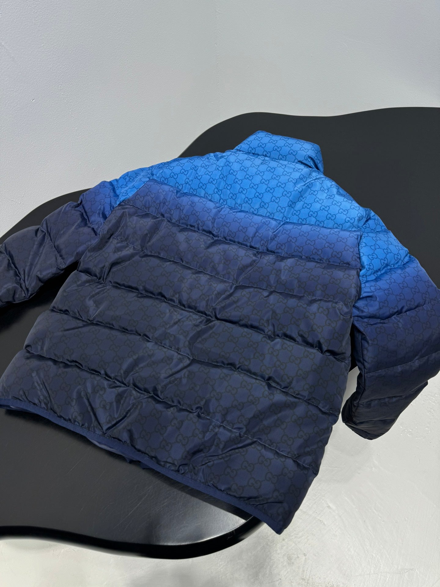 GG Printed technical poplin zip jacket