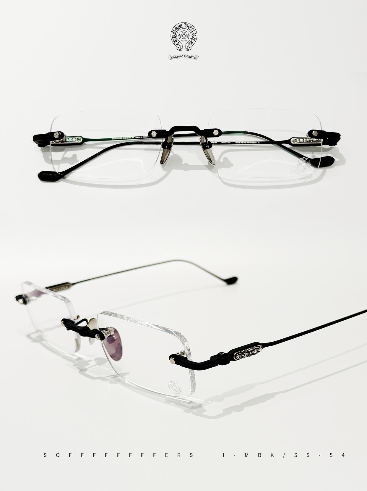 Chrome Hearts glasses silver
