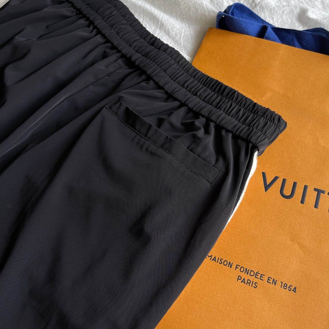 Louis Vuitton LOGO EMBROIDERED TECHNICAL TRACK PANTS