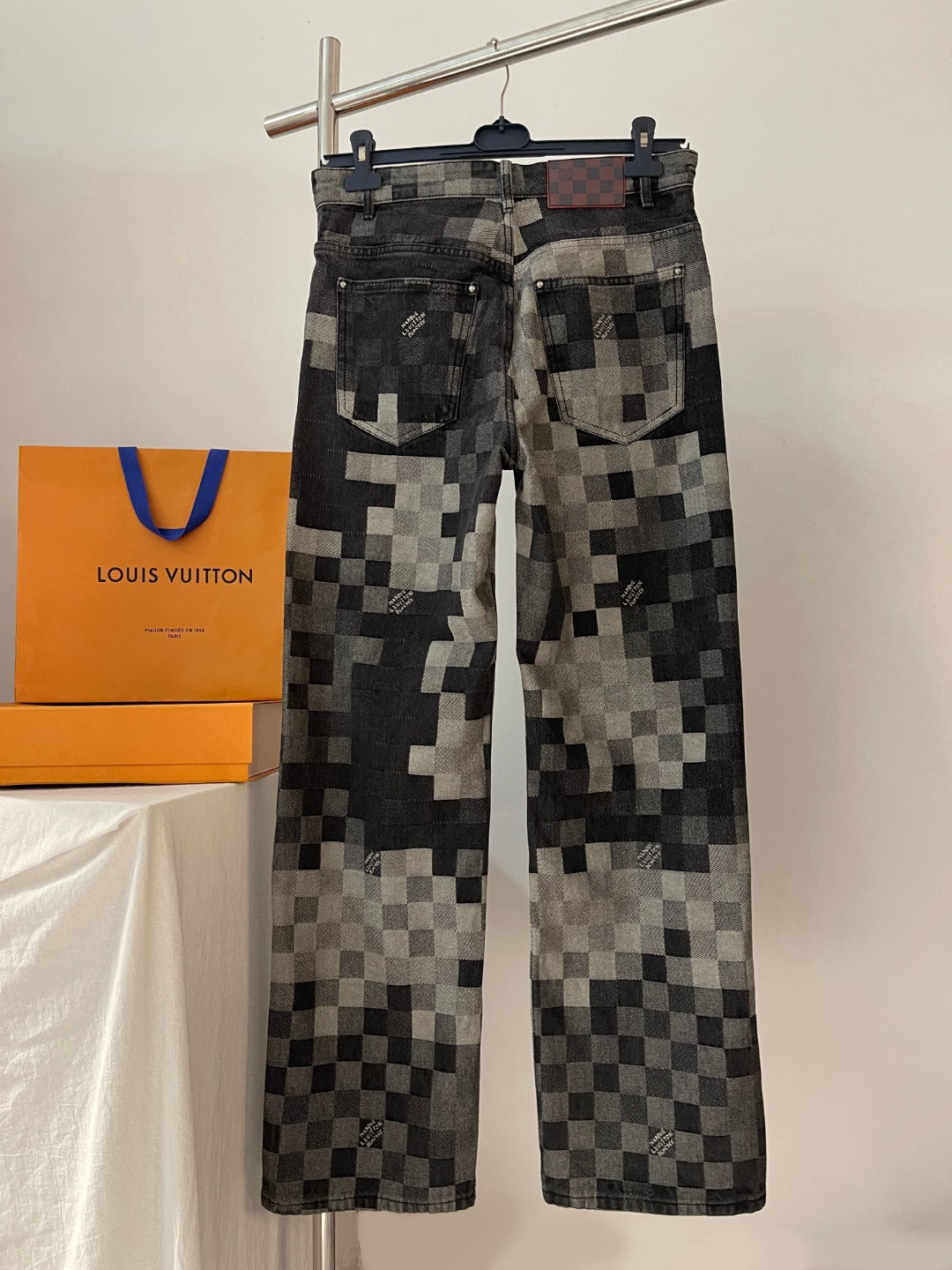 LV Damoflage Skate Denim 1AHEBQ