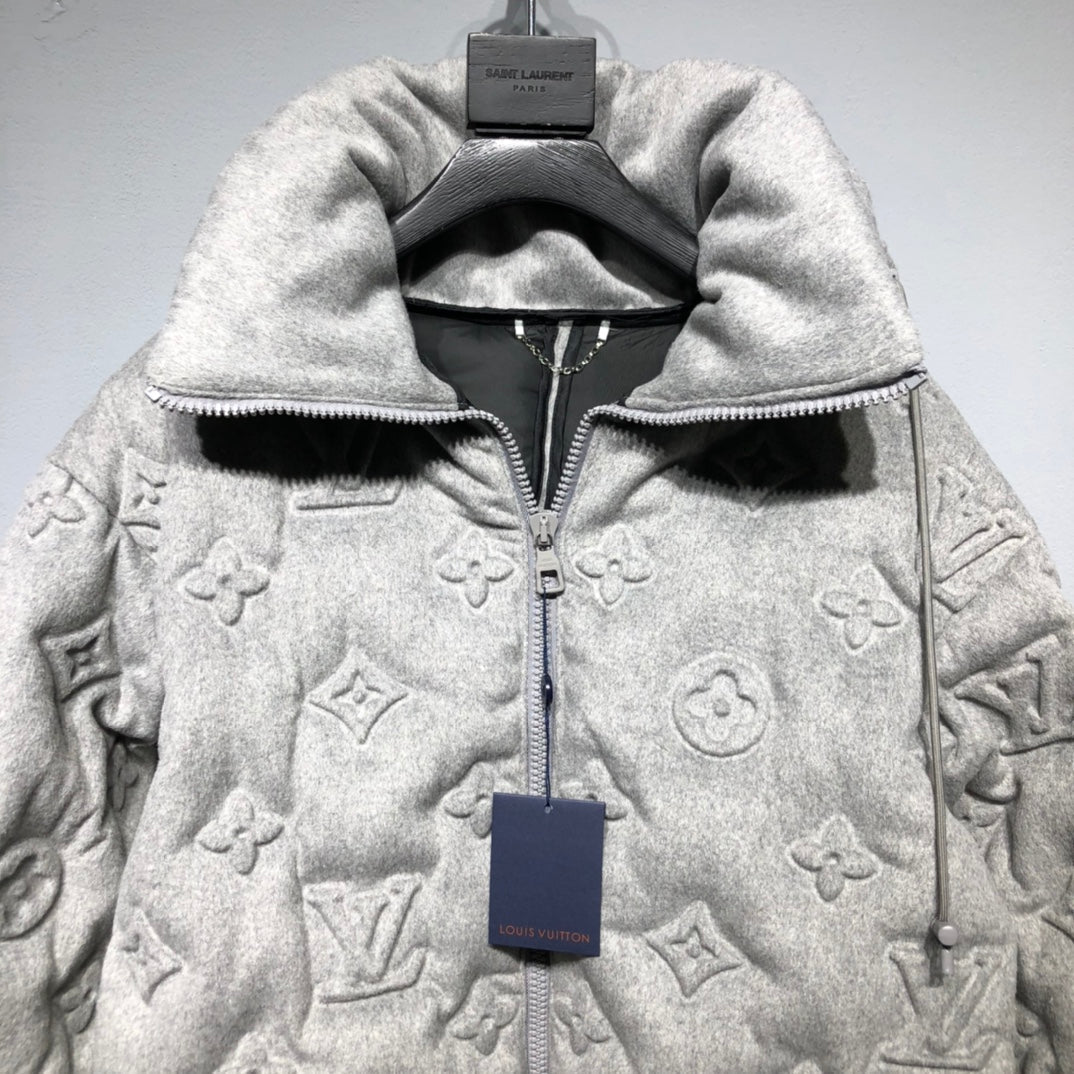 Louis Vuitton Grey Monogram Boyhood Puffer Jacket