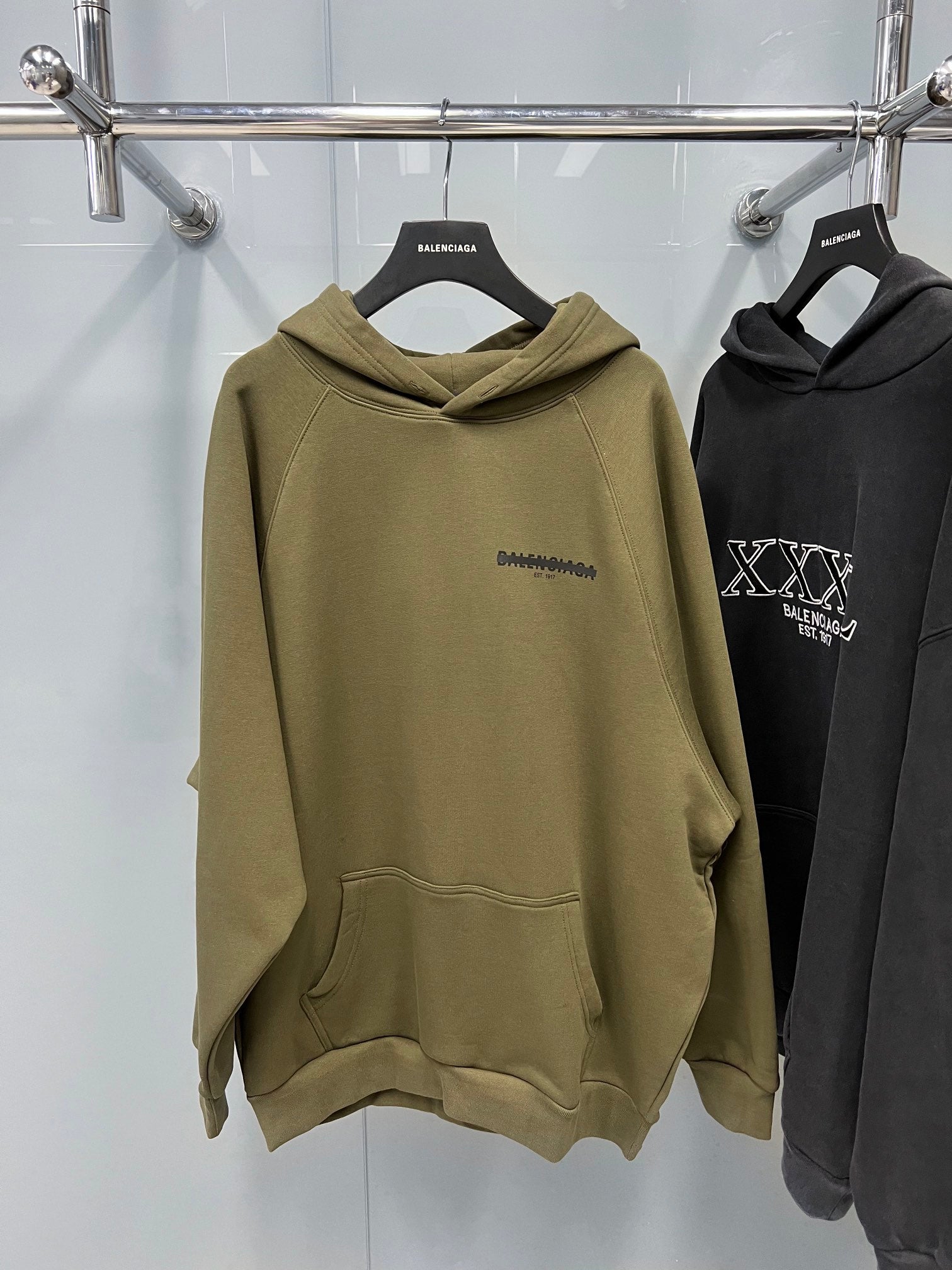 Balenciaga crossed-out logo oversized hoodie – NYSummerShop