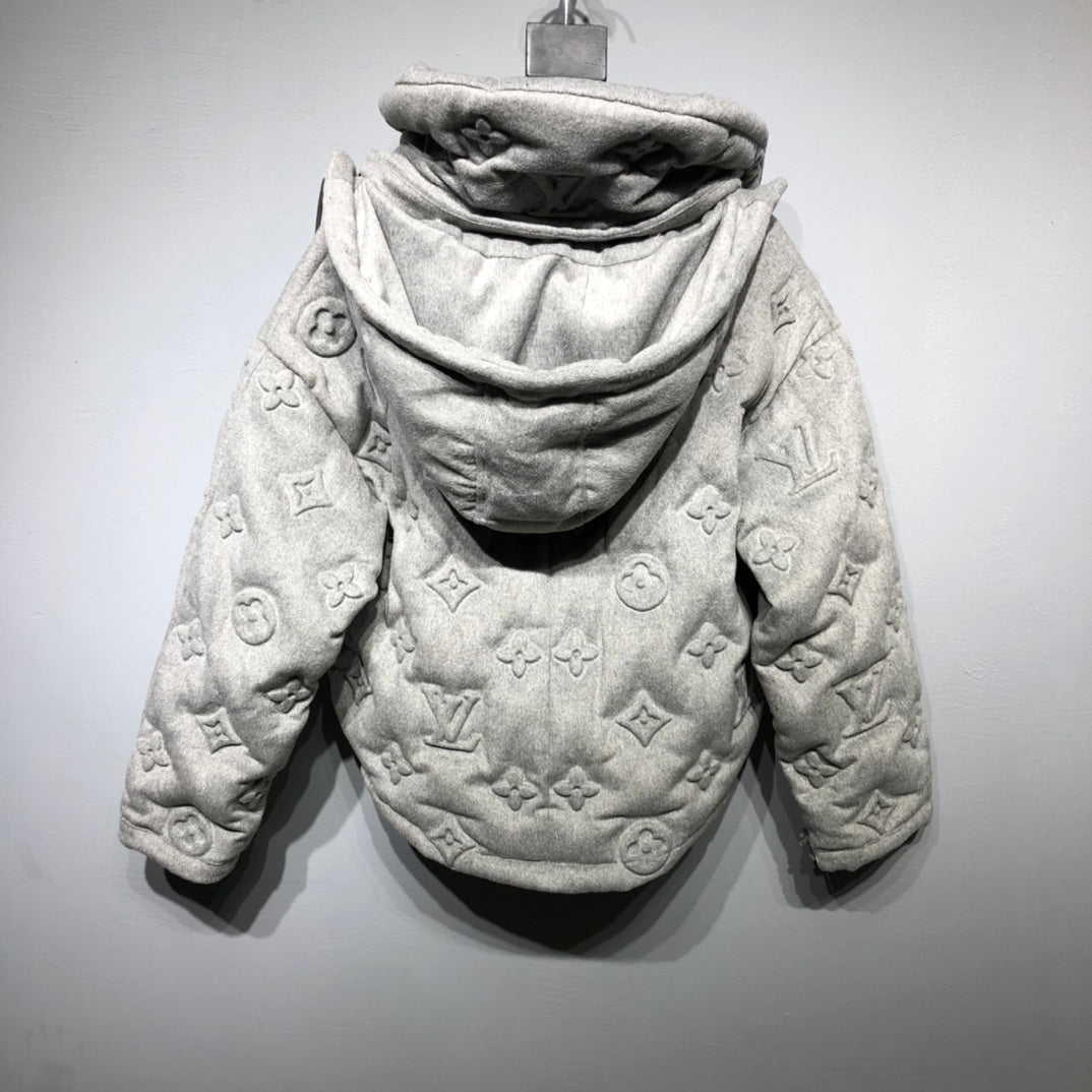 Louis Vuitton Grey Monogram Boyhood Puffer Jacket
