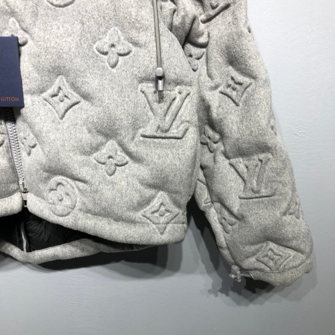 Louis Vuitton Grey Monogram Boyhood Puffer Jacket