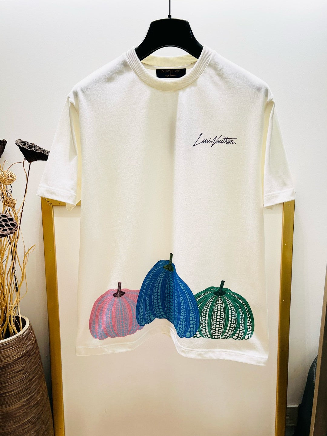 Buy Replica Louis Vuitton x YK Pumpkins Printed T-Shirt - Buy