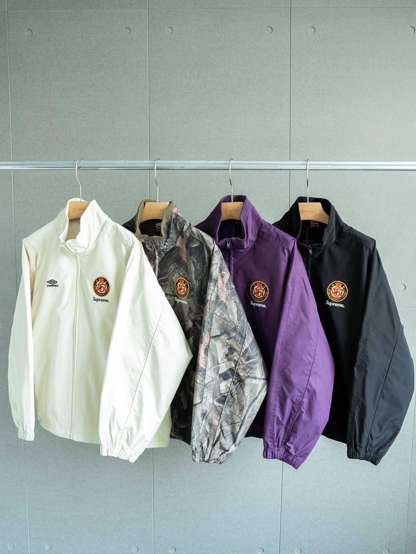SUP x Umbro Cotton Ripstop Track Jacket