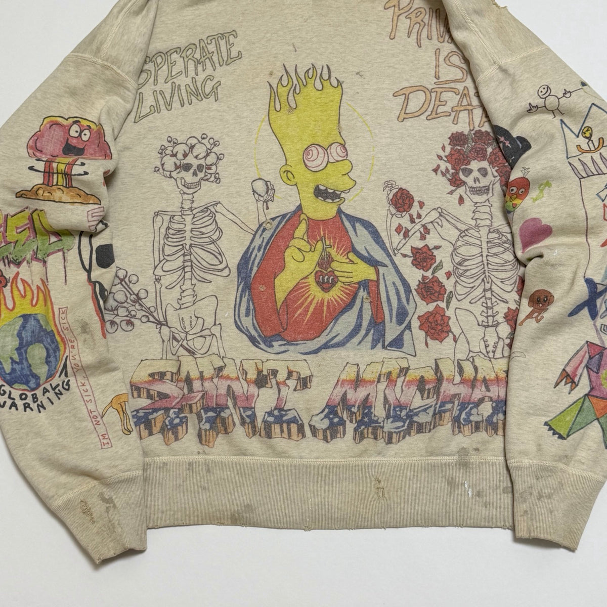 Saint Michael Graffiti Hoodie