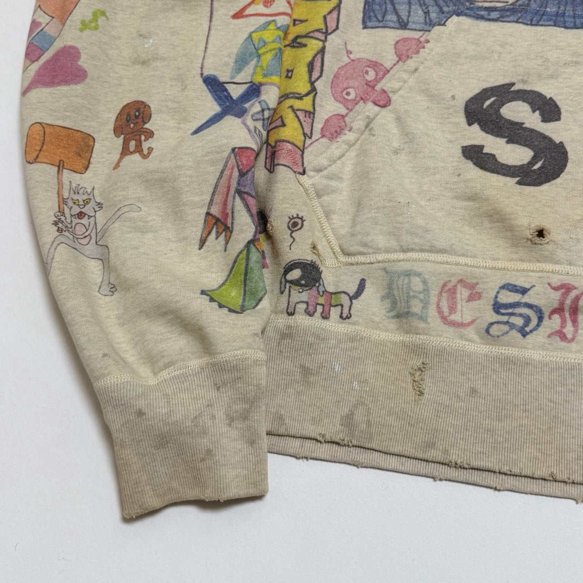 Saint Michael Graffiti Hoodie