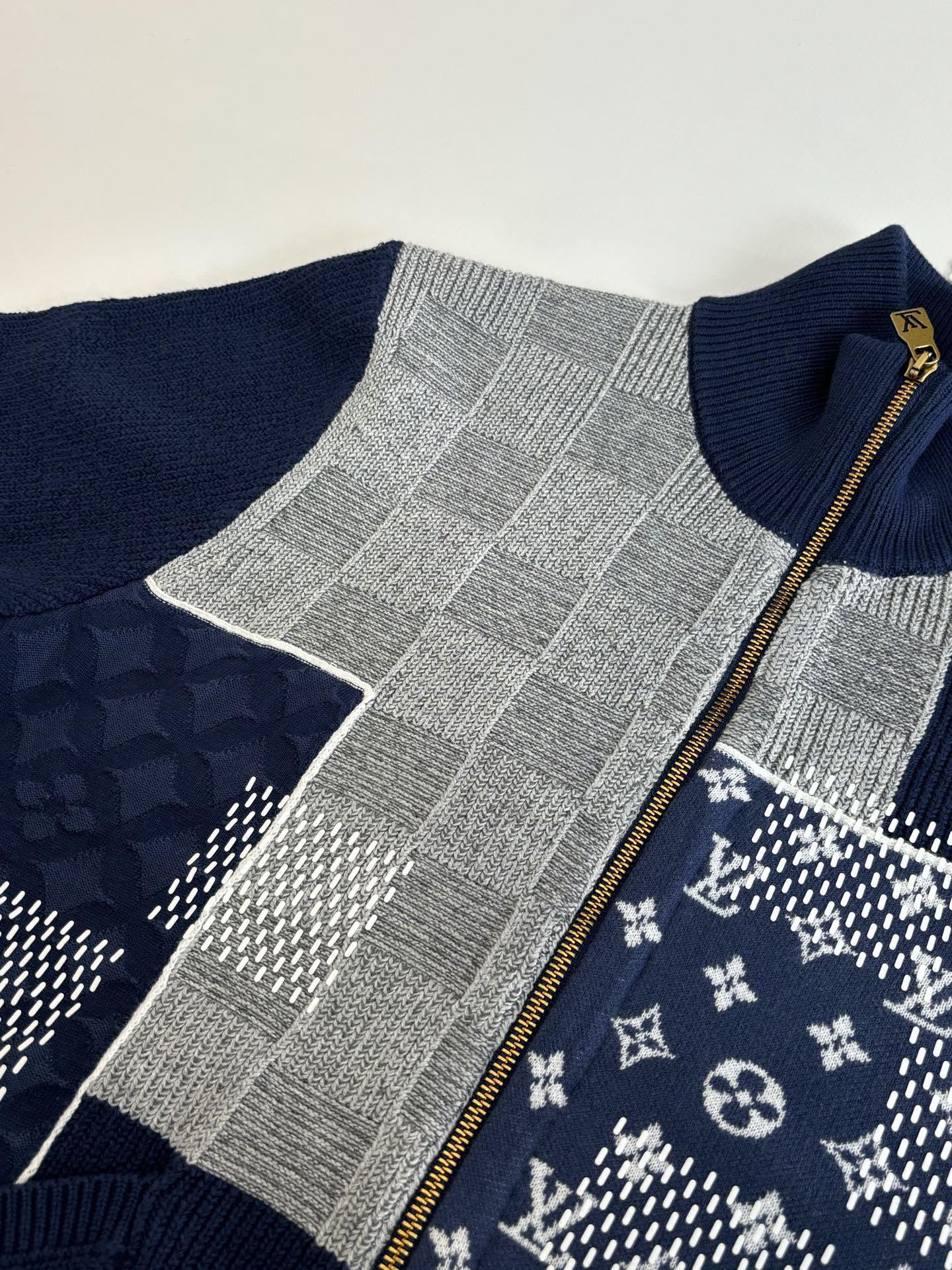 LV Zip Up Patchwork Tracktop Jacket 1AIMAG