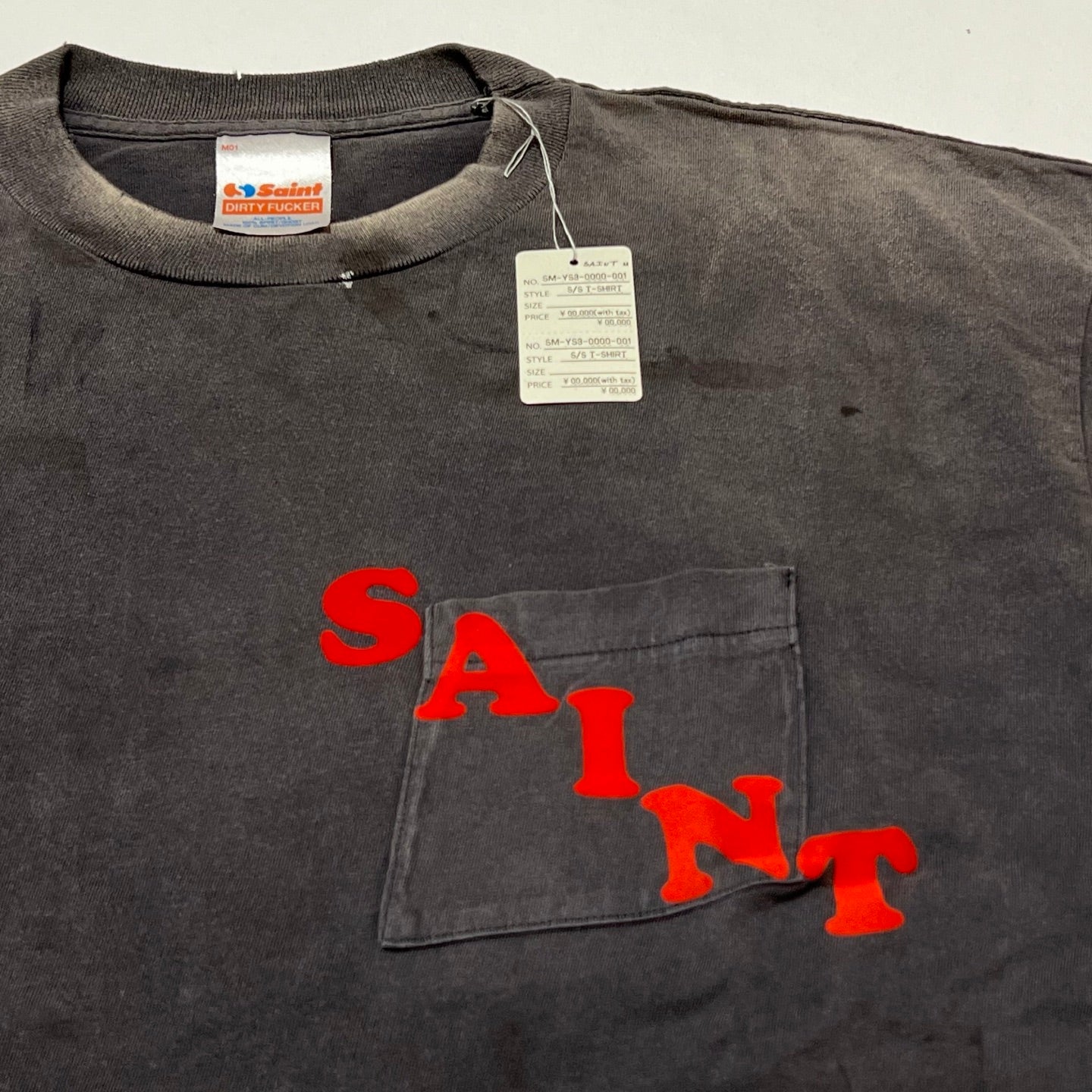 SAINT Mxxxxxx Pocket Short Sleeve Tee 'Black'