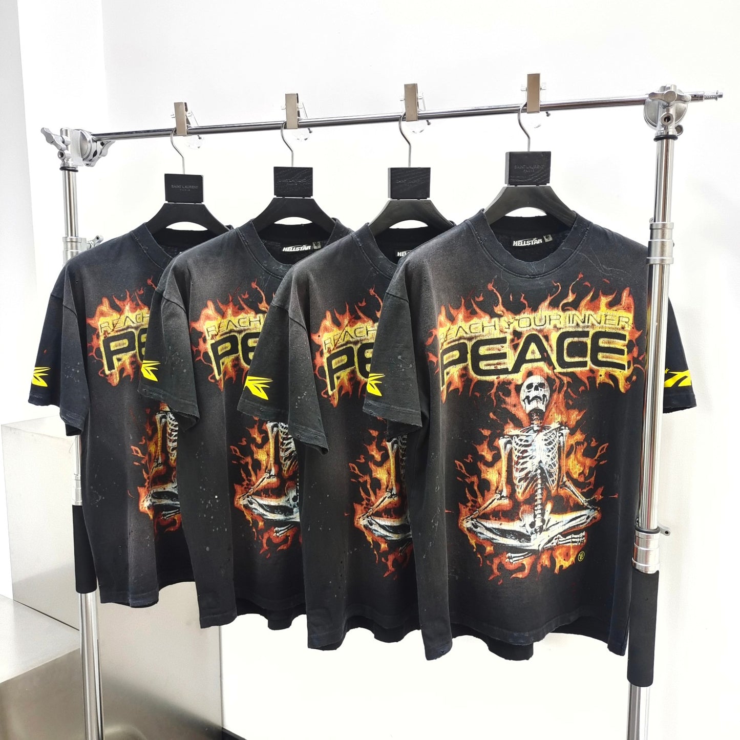 HELLSTAR Reach Your Inner Peace Fire T-Shirt