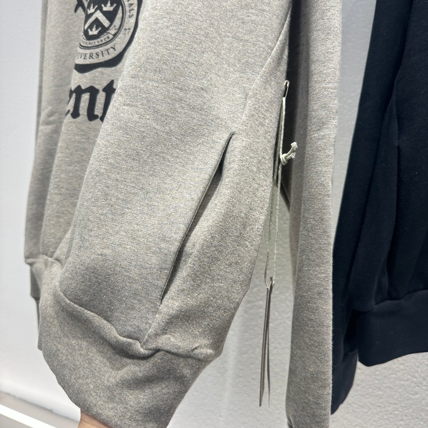 Fear of God Essentials Heavy Fleece Vintage Shrunken Hoodie 'Heather Grey'