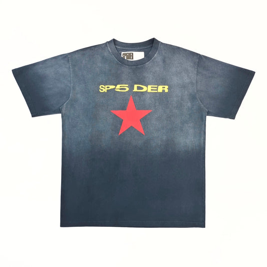 Sp5der Sp5 Der Star Tee 'Black'