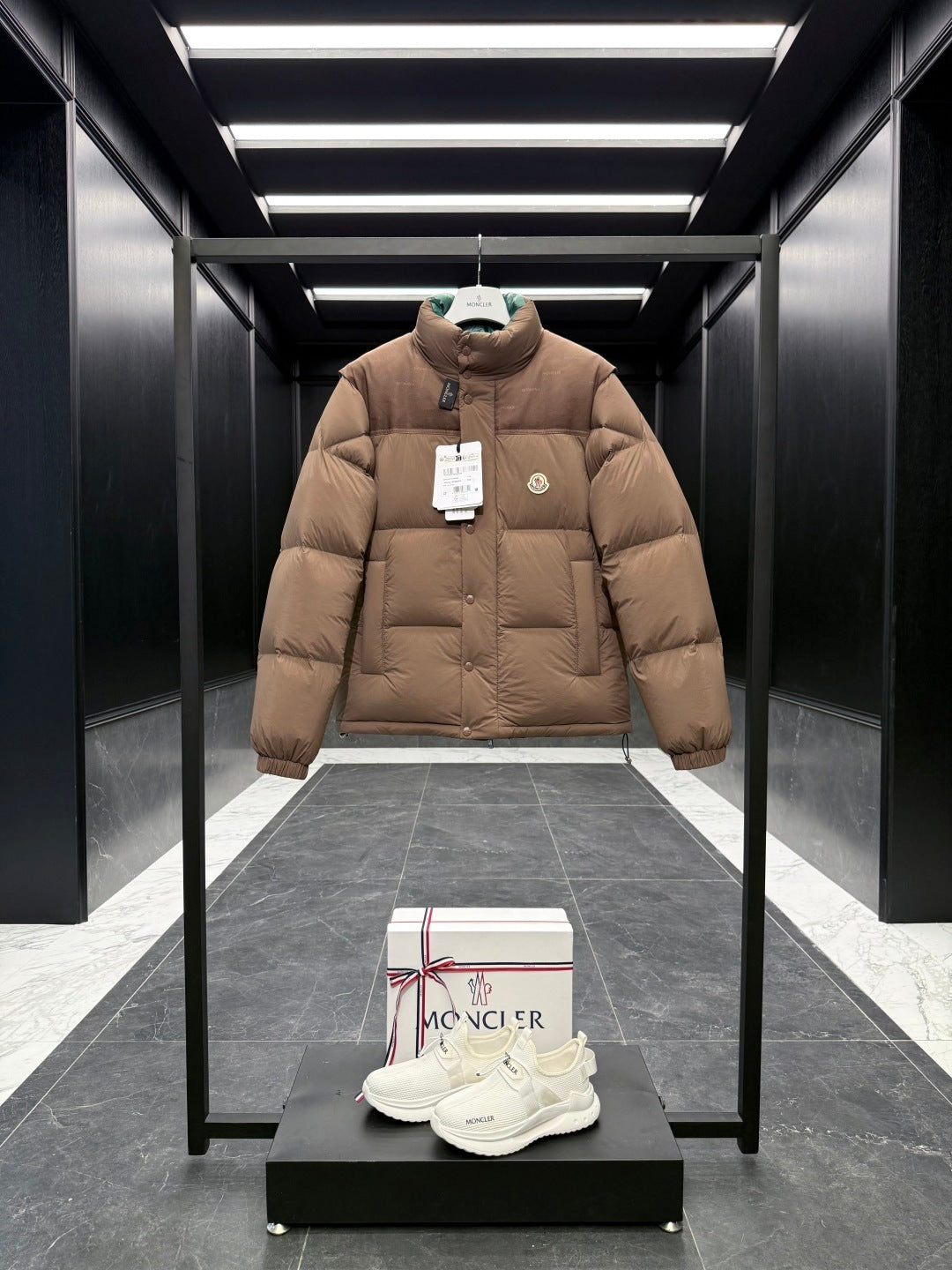 Moncler Reversible Convertible Down Jacket