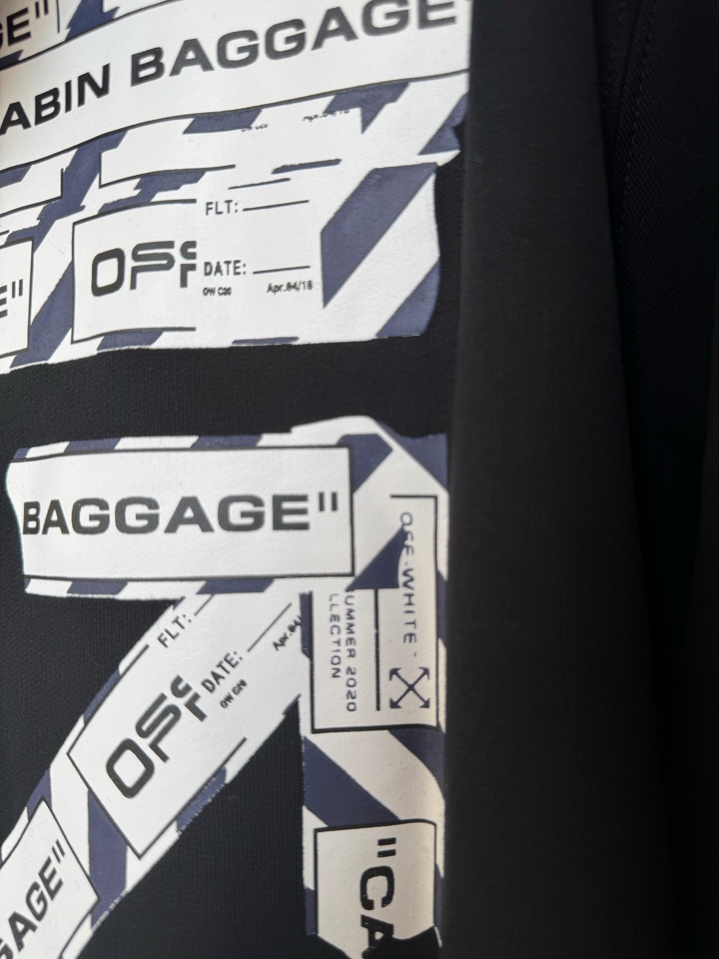 OFF-WHITE Airport Tape Slim Hoodie