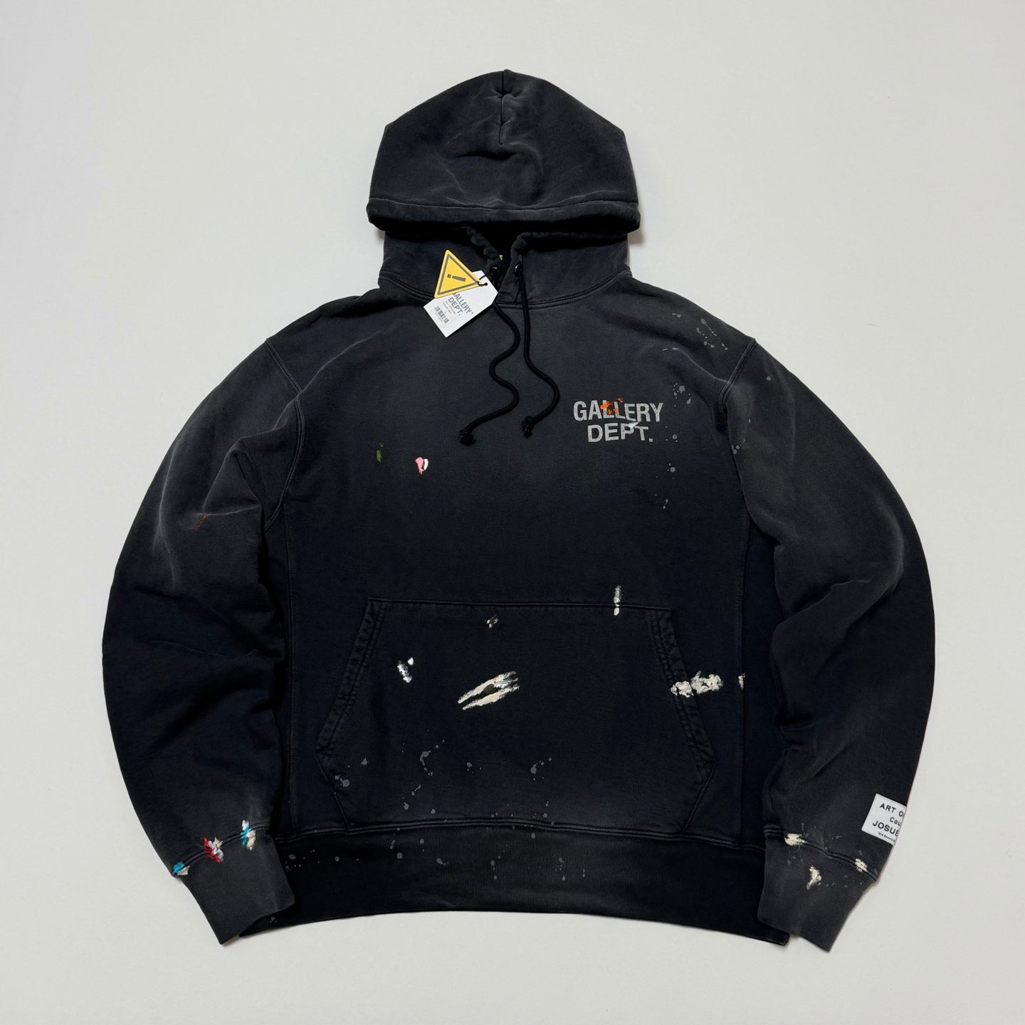 Gallery Dept. GD PAINT LOGO HOODIE VINATGE BLACK