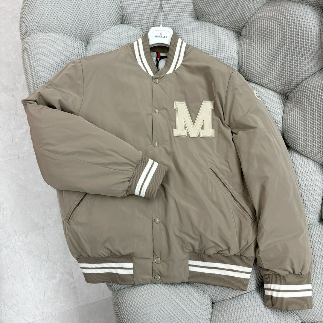 Moncler Lateltin Down Varsity Jacket