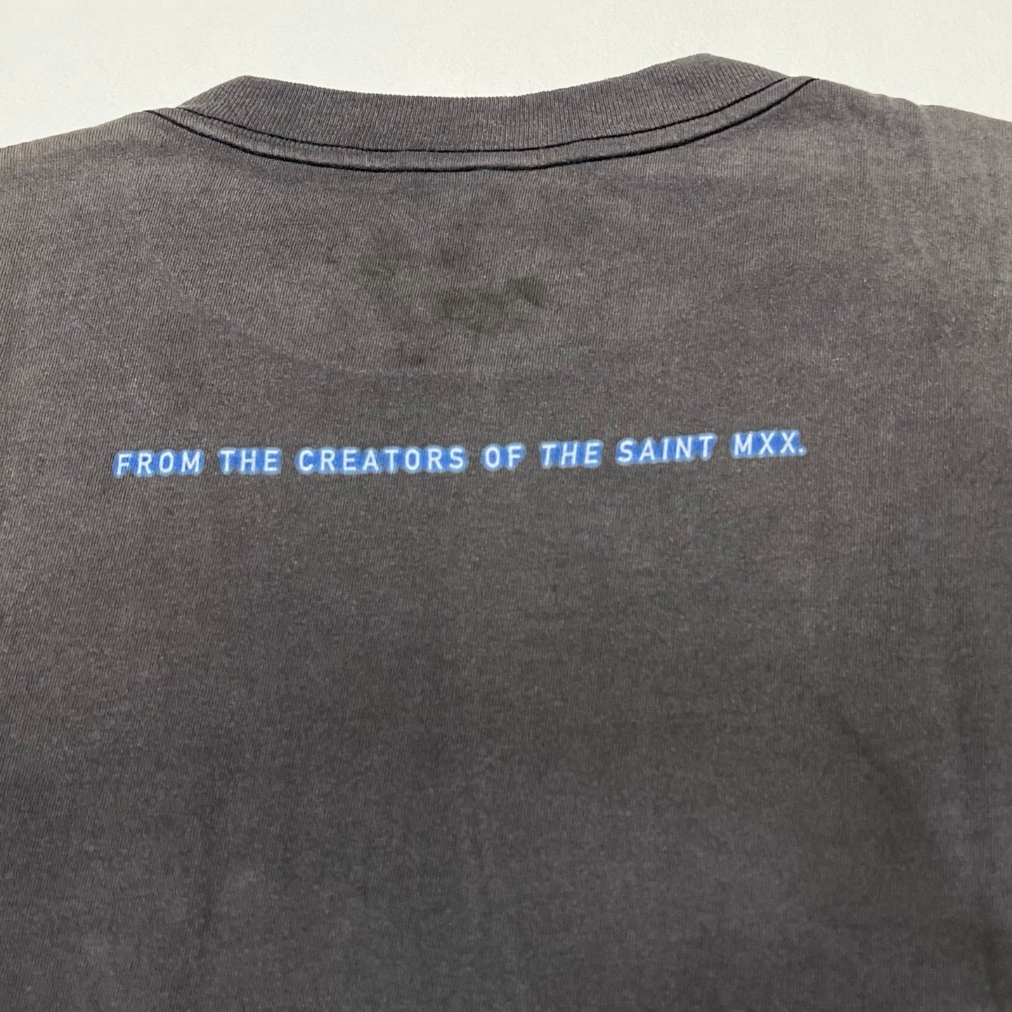 SAINT Mxxxxxx White Logo Matrix T-Shirt 'Black'
