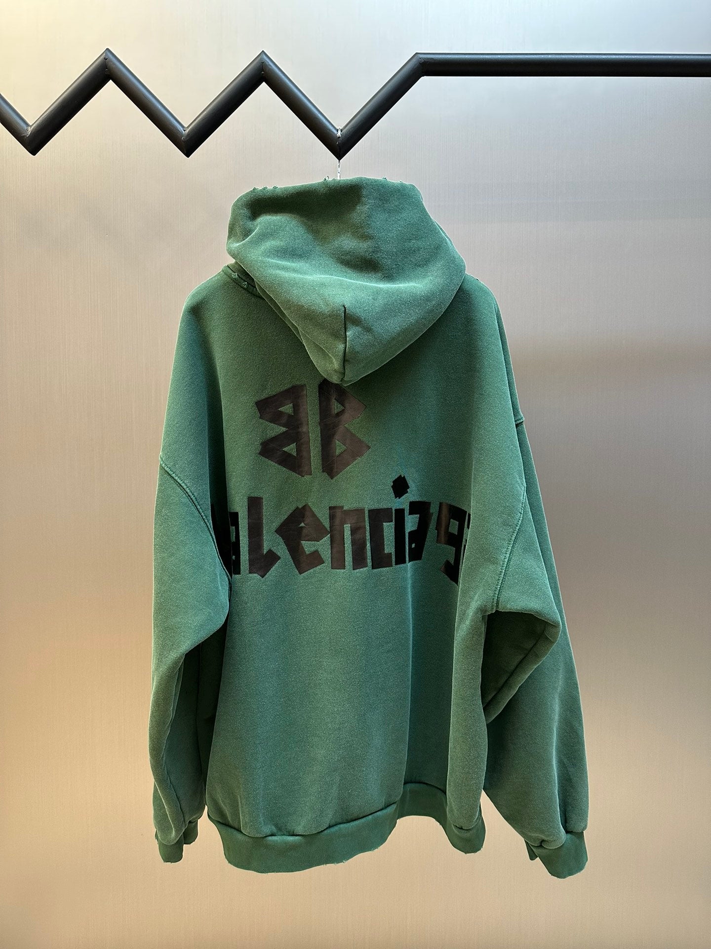 BB Tape distressed hoodie