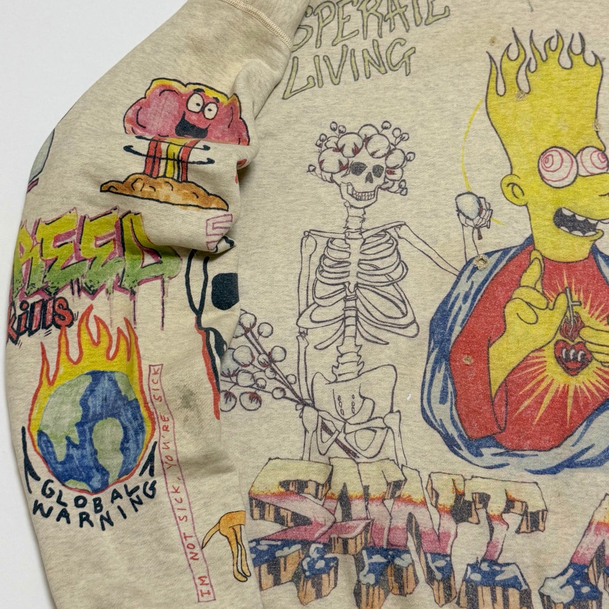 Saint Michael Graffiti Hoodie