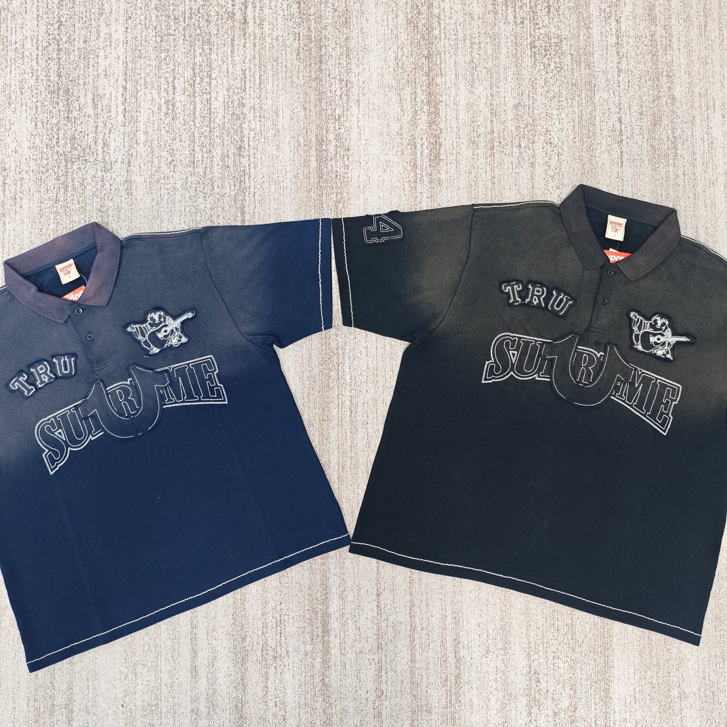 SUP x True Religion Appliqué Polo 'Black'