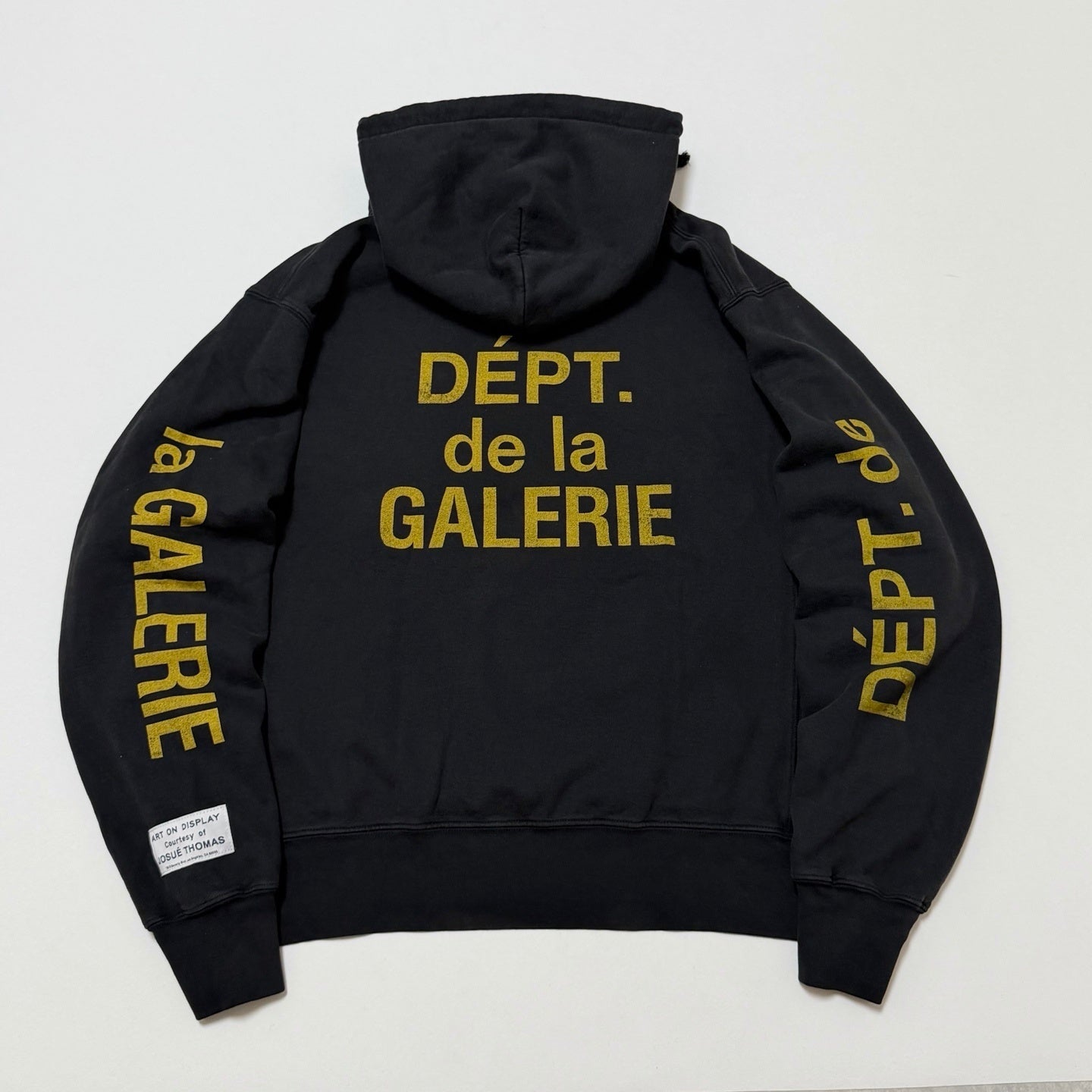 GALLERY DEPT. Dept De La Galerie Hoodie Black