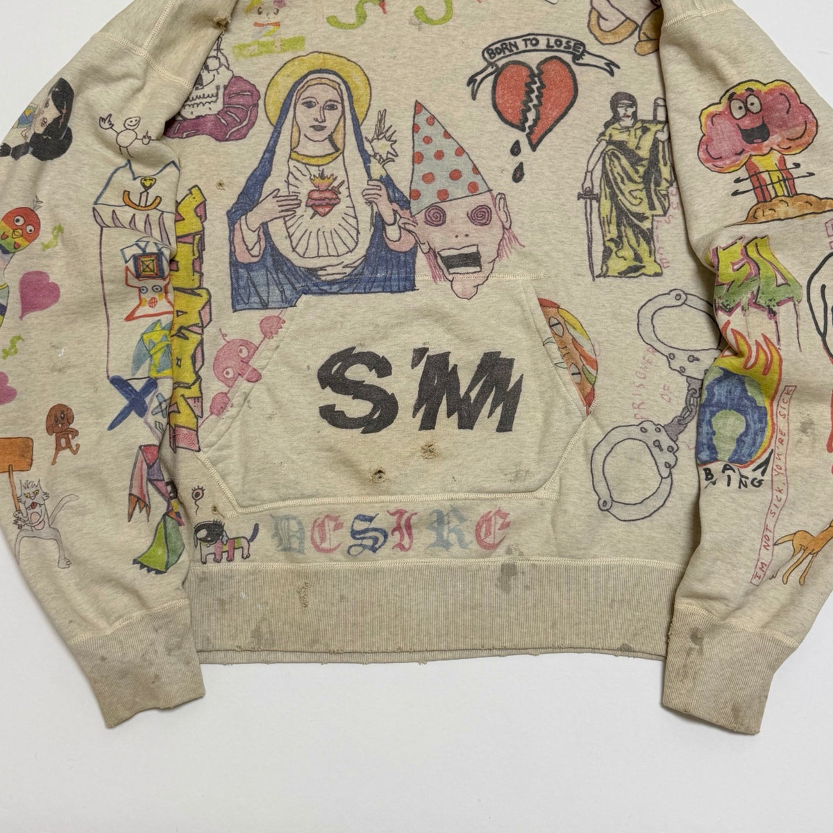 Saint Michael Graffiti Hoodie