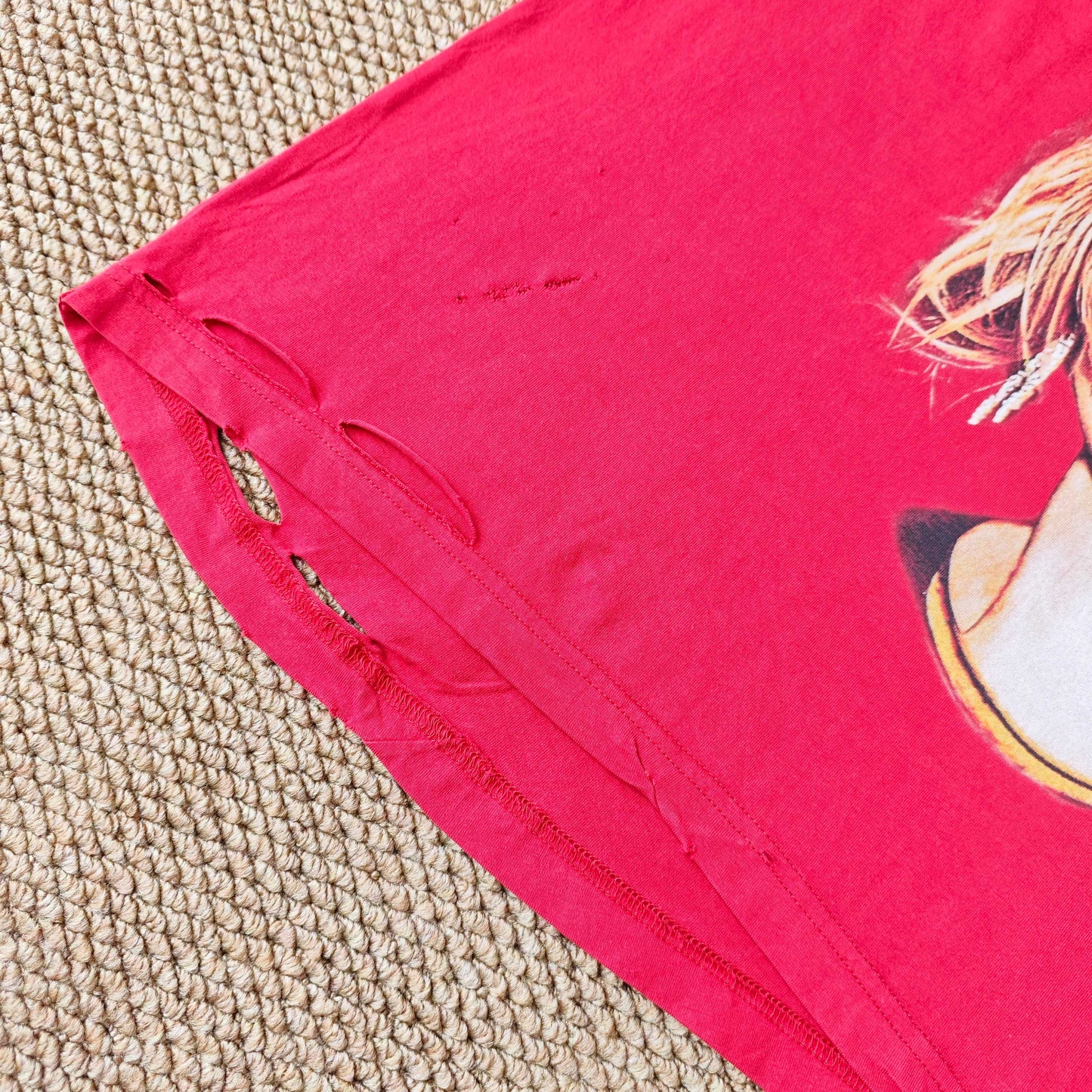 BB Isabelle Boxy T-shirt in Faded Red