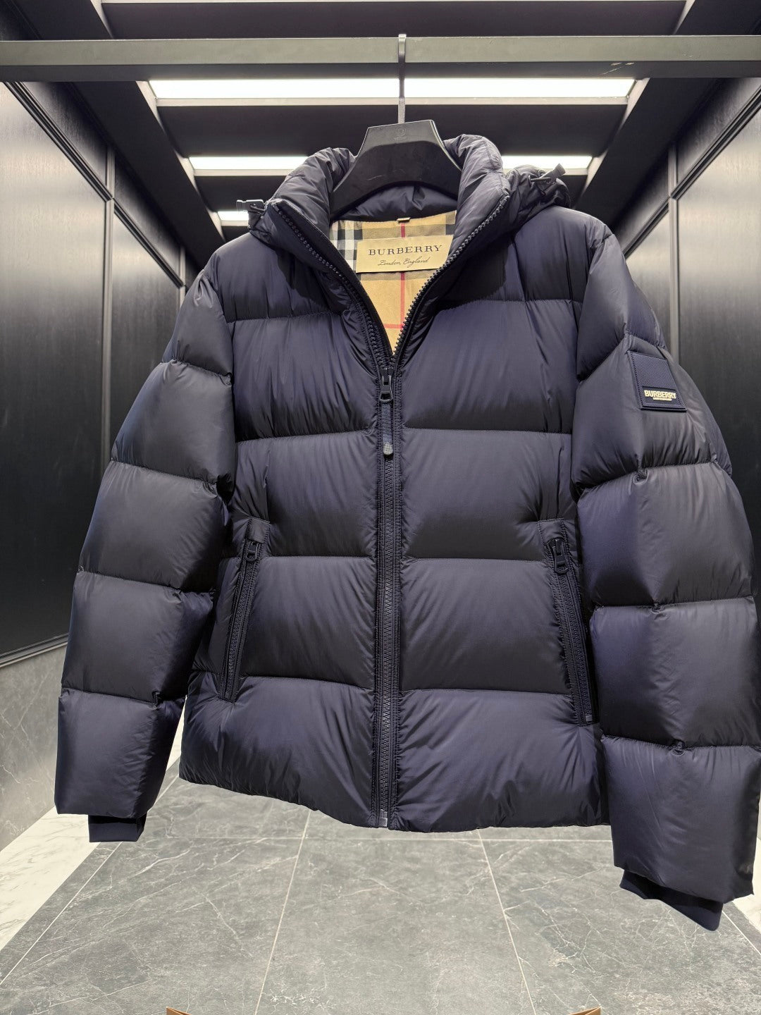 Burberry down puff jacket