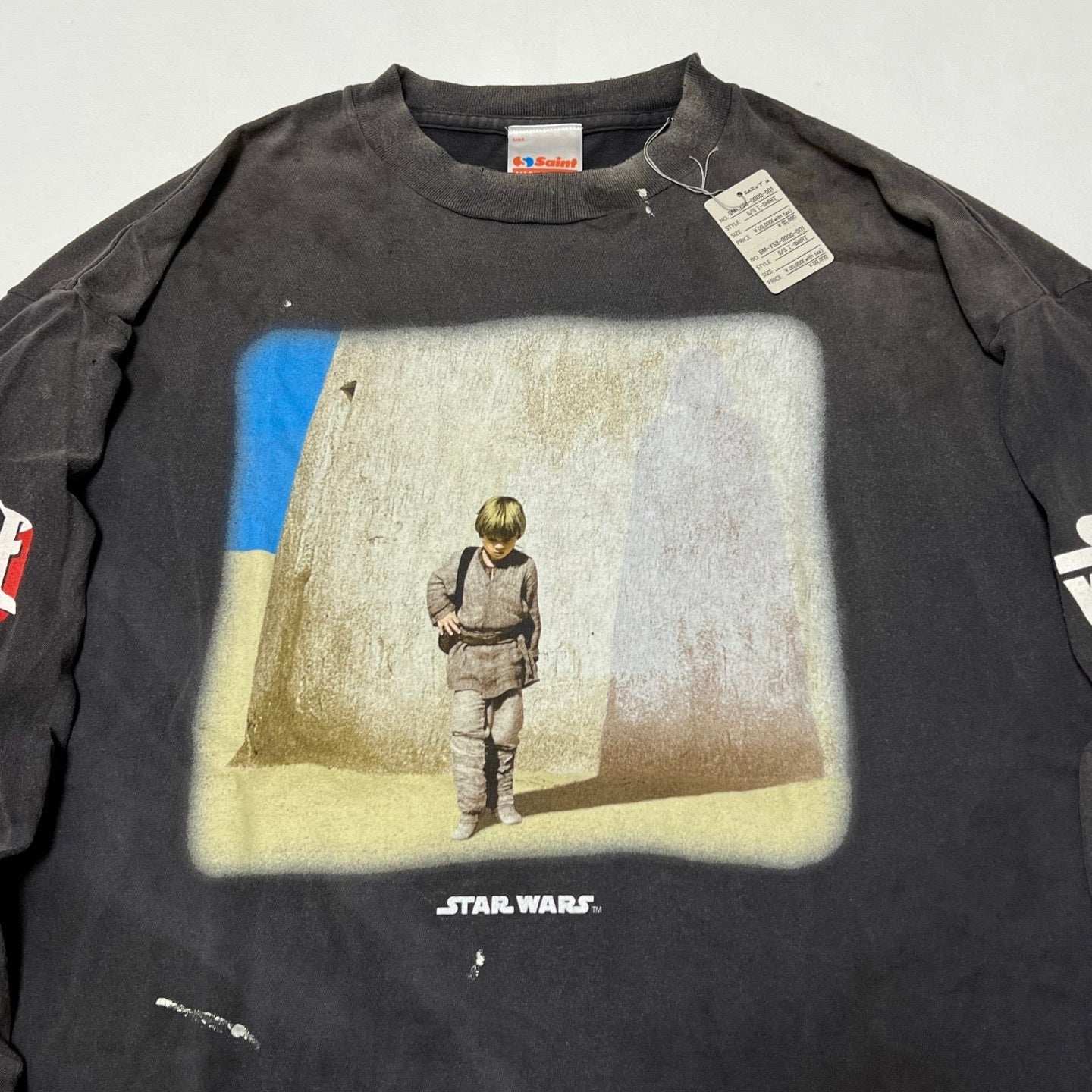 SAINT MICHAEL SW_LS TEE / DARTHVADER Long Sleeve T-shirt