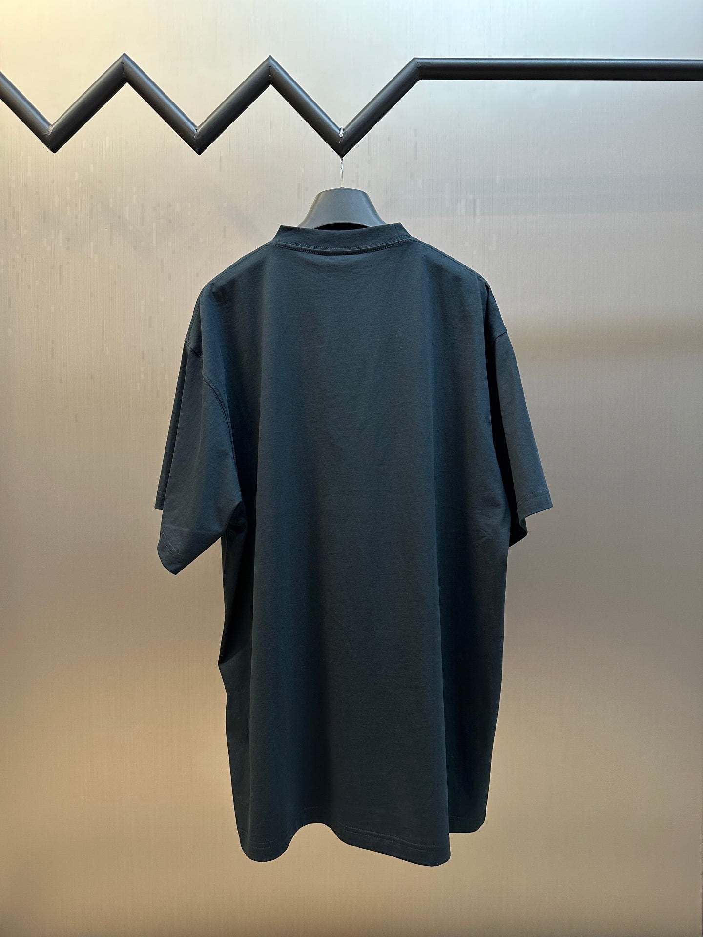 BB Men's I Automobili Lamborghini T-shirt in Black Faded
