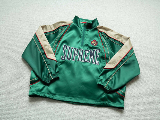SUP Satin Piping Pullover Jacket