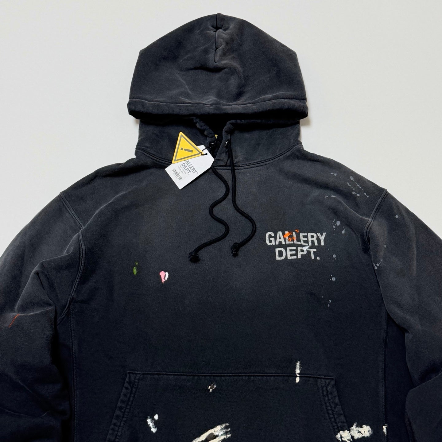 Gallery Dept. GD PAINT LOGO HOODIE VINATGE BLACK