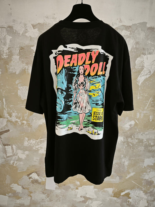 Chrome Hearts Black Deadly Doll Short Sleeve Tee