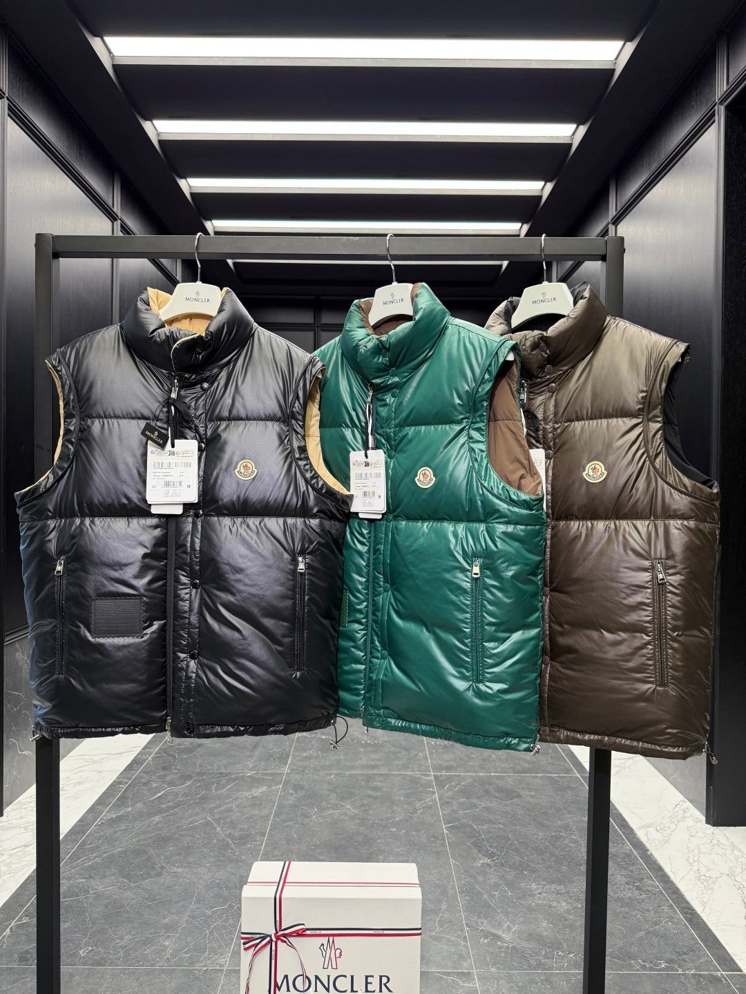 Moncler Reversible Convertible Down Jacket